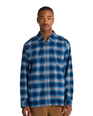 Camisa Vans Montwood Zip Flannel Masculina