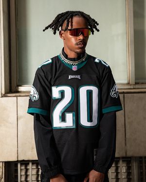 Camisa Mitchell & Ness E Brian Dawkins Masculina