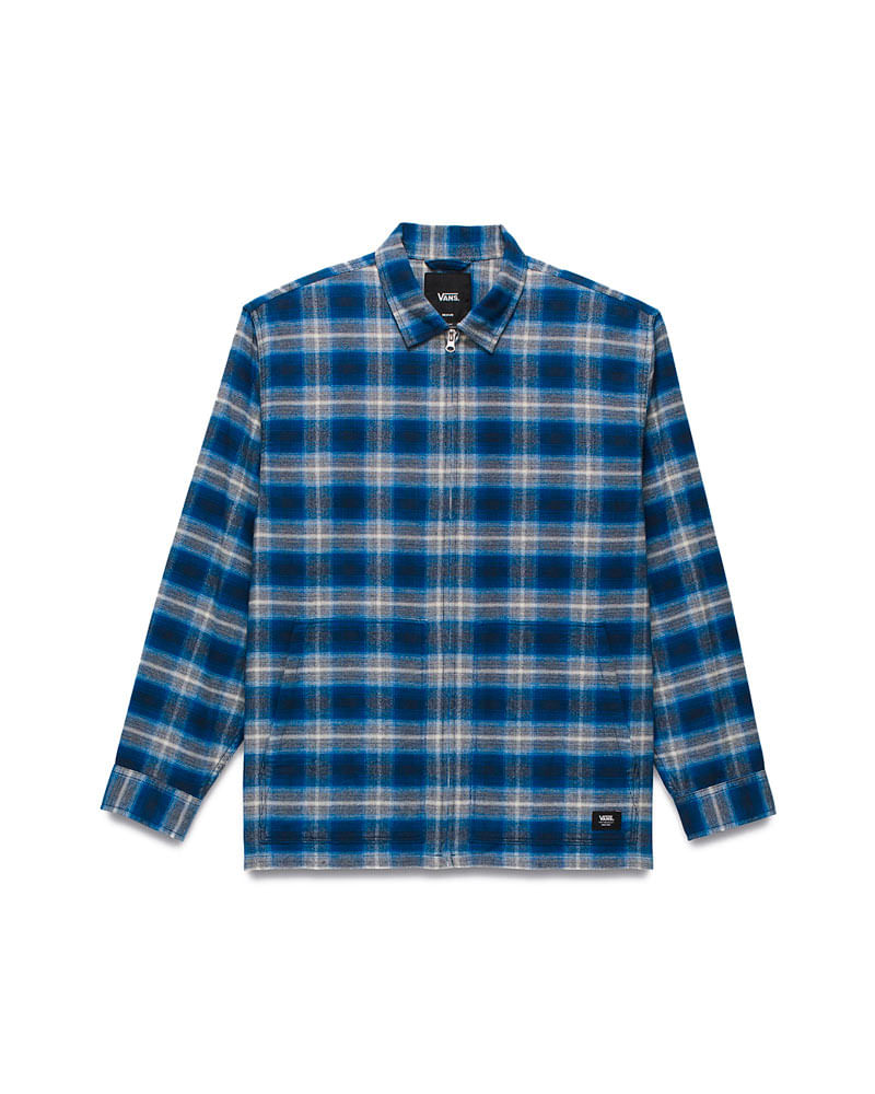 Camisa-Vans-Montwood-Zip-Flannel-Masculina