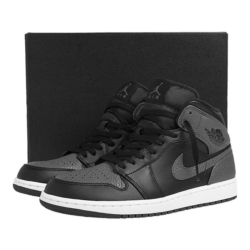 Tenis-Nike-Air-Jordan-1-Mid-Masculino-Preto-4