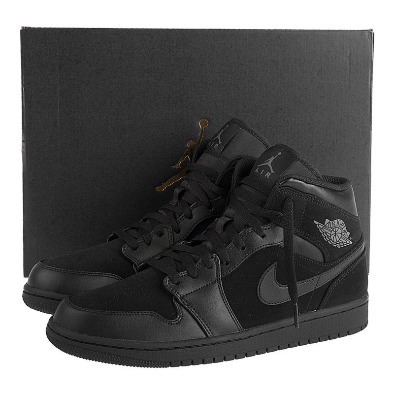 Tenis-Air-Jordan-1-Mid-Masculino-Preto-4
