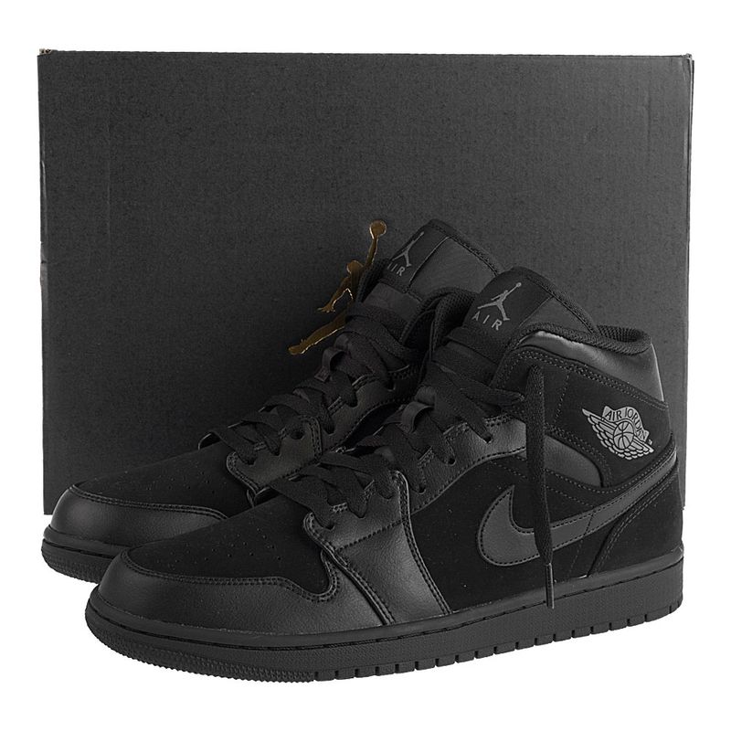 Tenis-Air-Jordan-1-Mid-Masculino-Preto-4