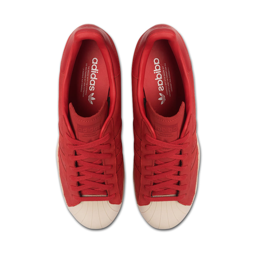 Tenis-adidas-Superstar-80S-Masculino-vermelho-4