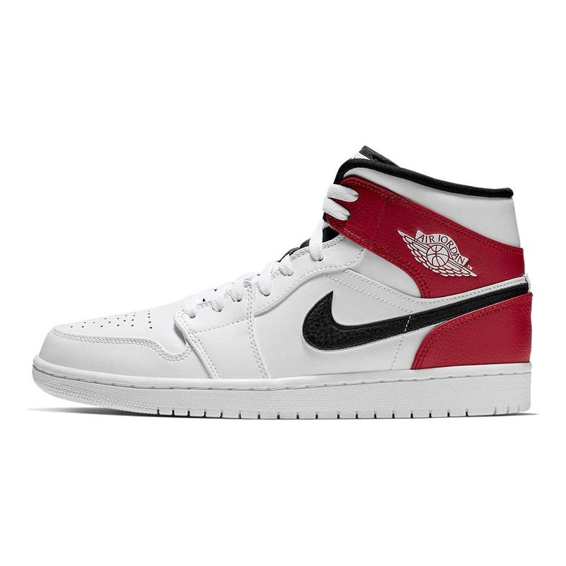 Tenis-Nike-Air-Jordan-1-Mid-Masculino-Branco