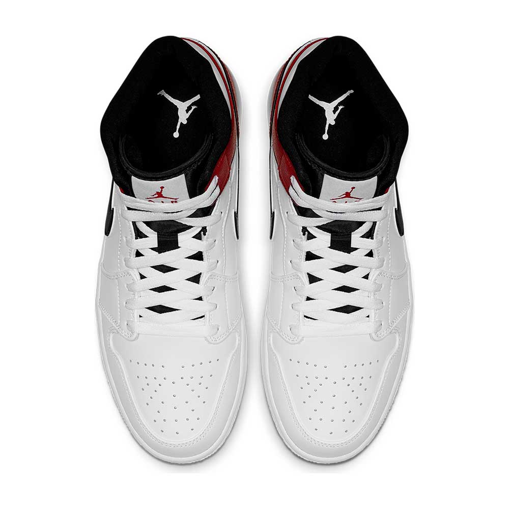 Tenis-Nike-Air-Jordan-1-Mid-Masculino-Branco-4
