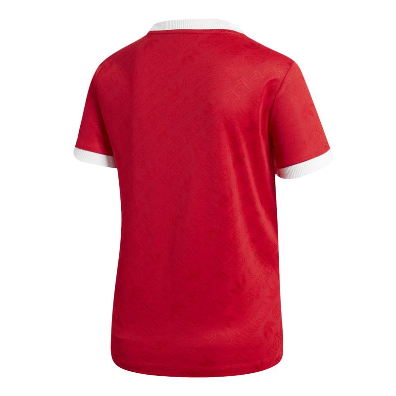 Camiseta-adidas-3-Stripes-Feminina-Vermelho-2