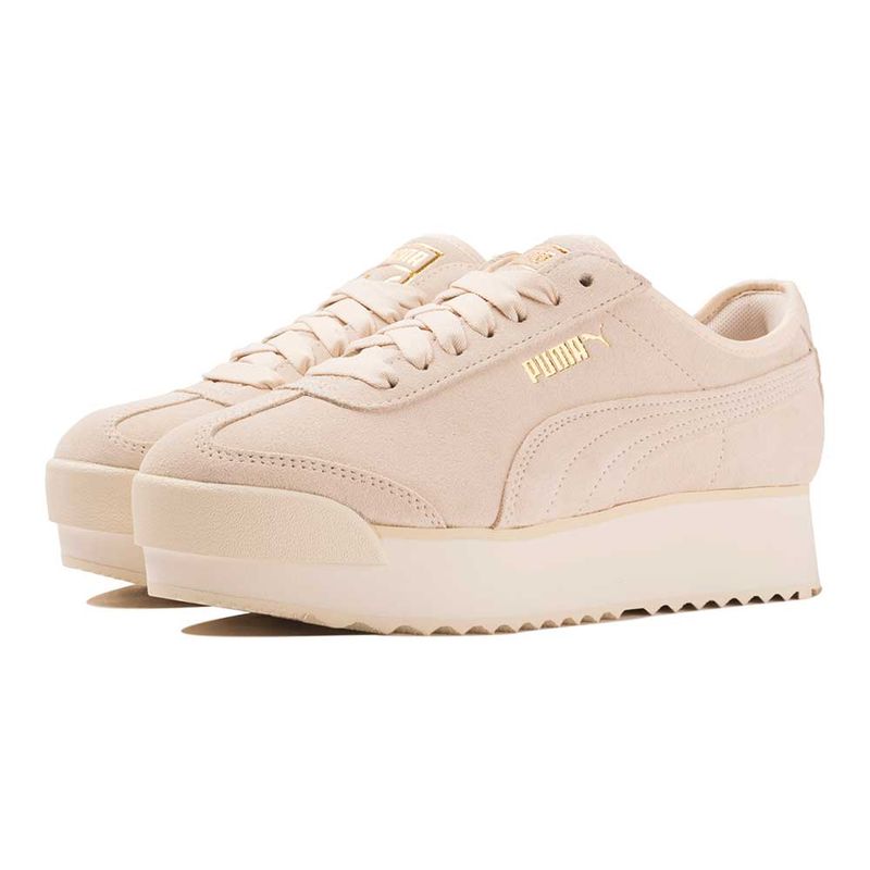 Tenis-Puma-Roma-Amor-Suede-Feminino-Bege-5
