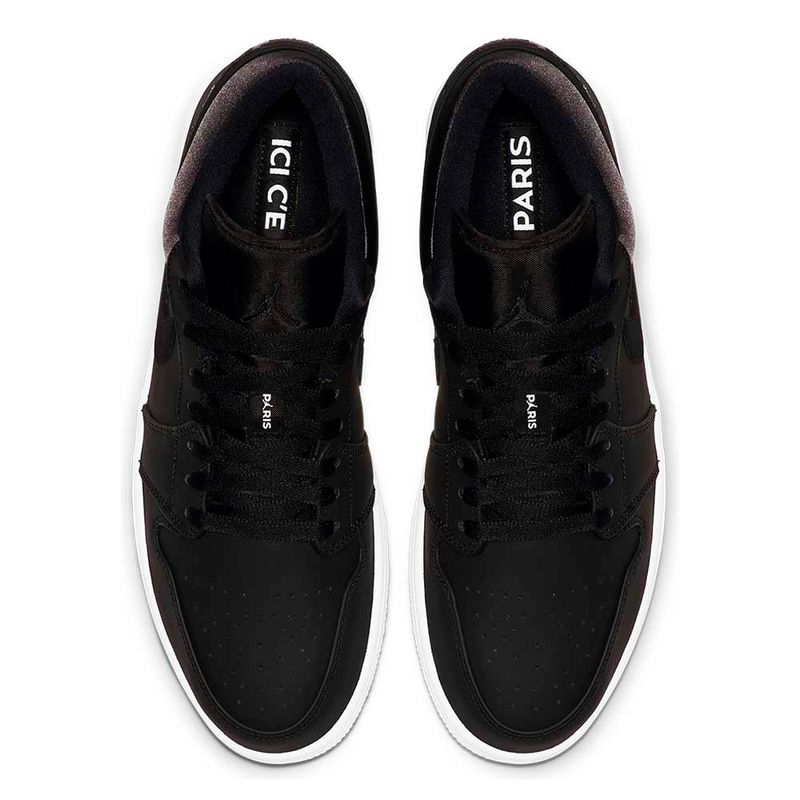 Tenis-Air-Jordan-1-Low-PSG-Masculino-Preto-4