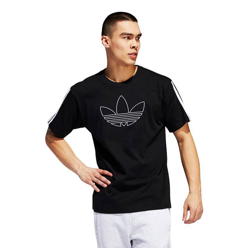 Camiseta adidas originals preta hotsell