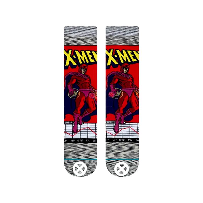 Meia-Stance-Magneto-Comic-Multicolor-2