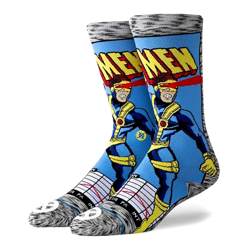 Meia-Stance-Cyclops-Comic-Multicolor