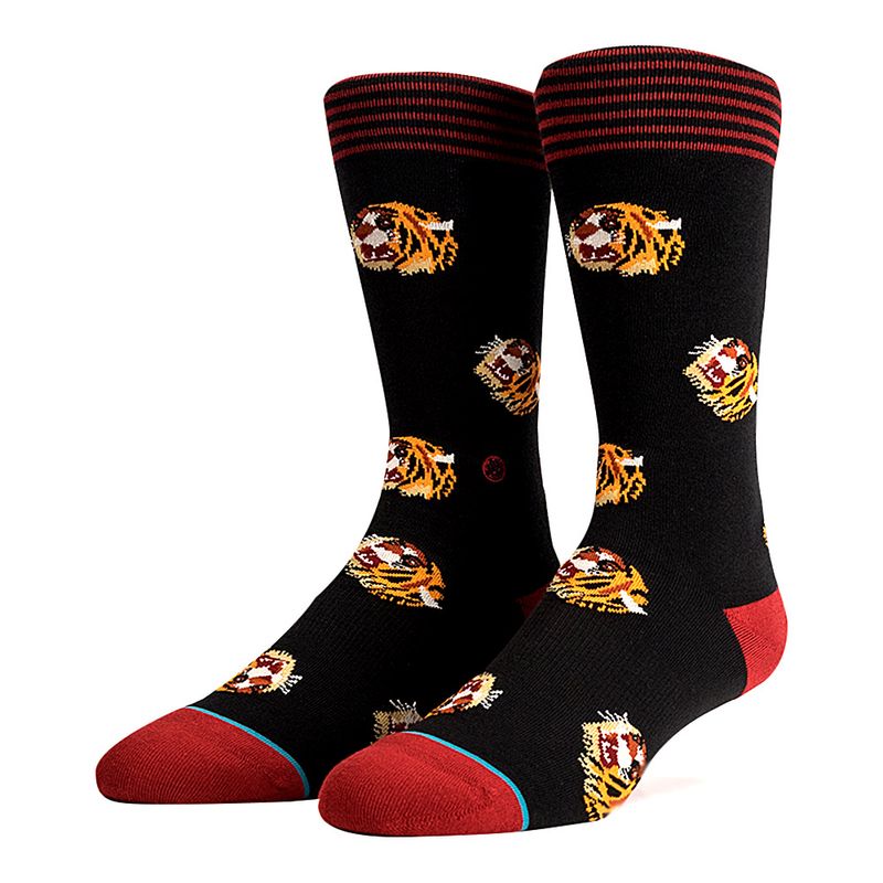 Meia-Stance-Tigris-Preta