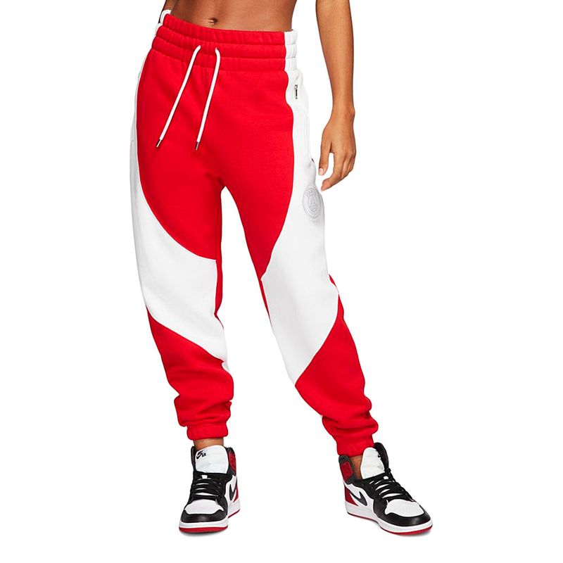 Calca-Jordan-X-PSG-Fleece-Feminina-Vermelha