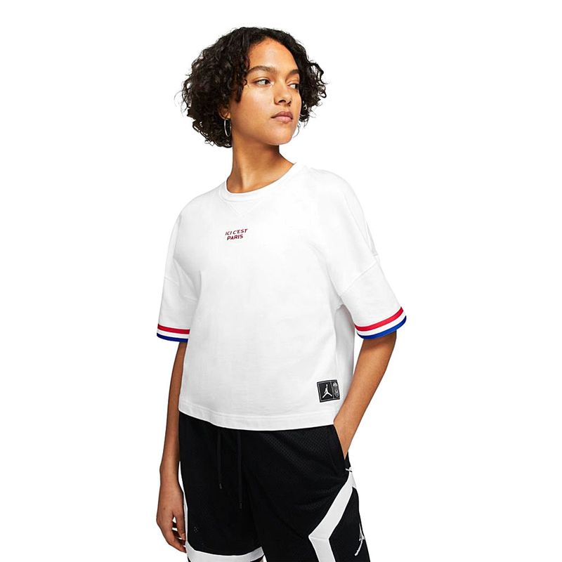 Top-Jordan-X-PSG-SS-Feminino-Branco