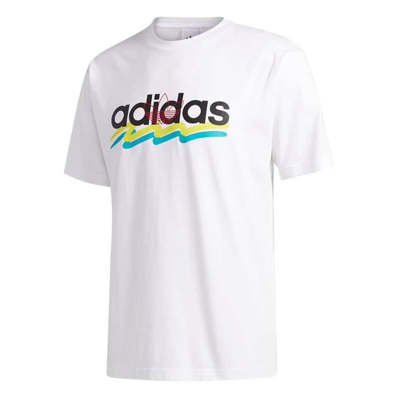 Camiseta-adidas-Stroke-Masculina-Branca