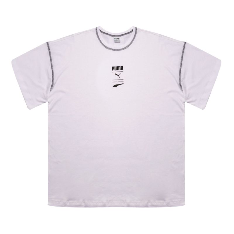 Camiseta-Puma-Recheck-Pack-Graphic-Feminina-Branco