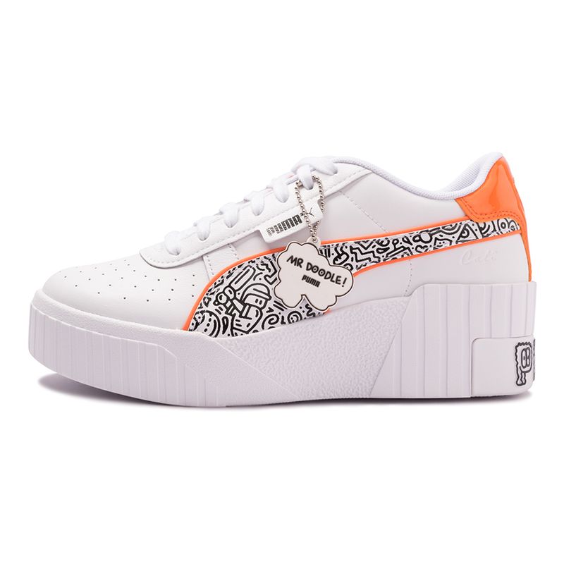 Tenis-Puma-Cali-Mr-Doodle-Feminino-Branco