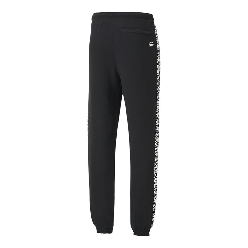 Calca-Puma-X-Mr-Doodle-Masculina-Preta-2