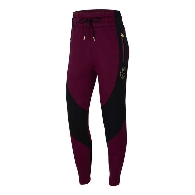 Calca-Jordan-X-PSG-Fleece-Feminina-Roxa