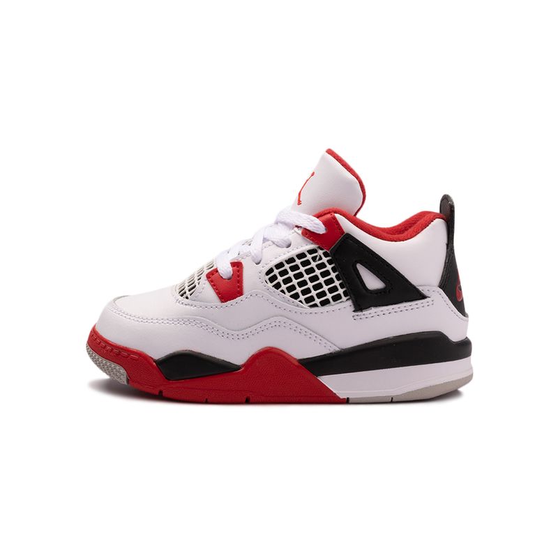 Tenis-Air-Jordan-4-Retro-TD-Infantil-Branca