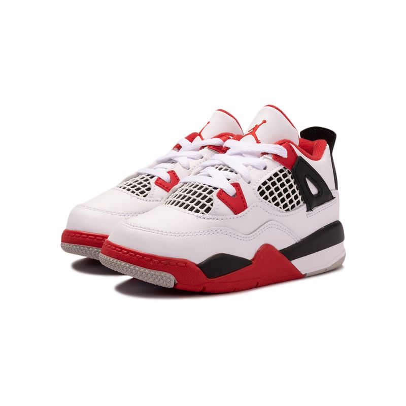 Tenis-Air-Jordan-4-Retro-TD-Infantil-Branca-5