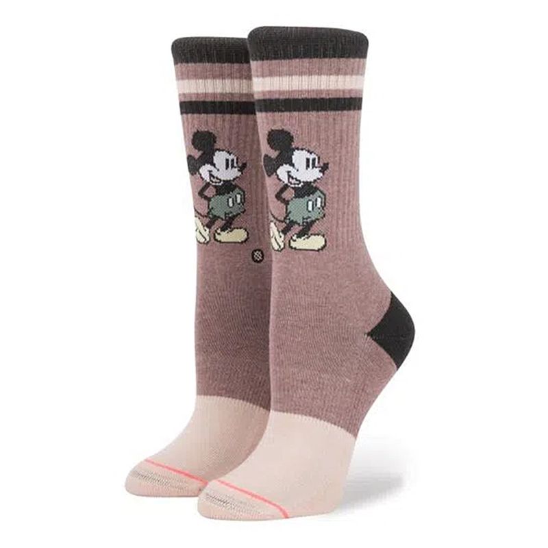 Meia-Stance-Vintage-Mickey-Bege