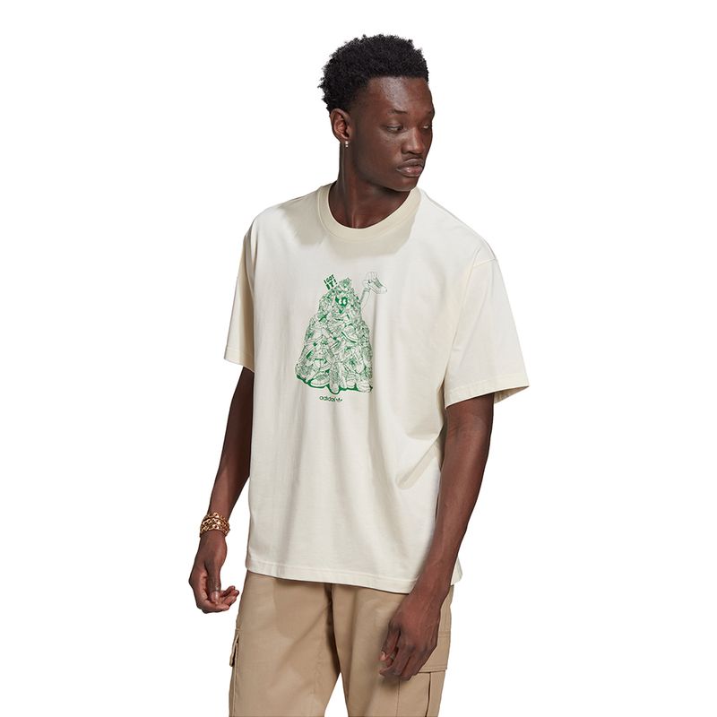 Camiseta-adidas-Stan-Unite-Masculina-Bege