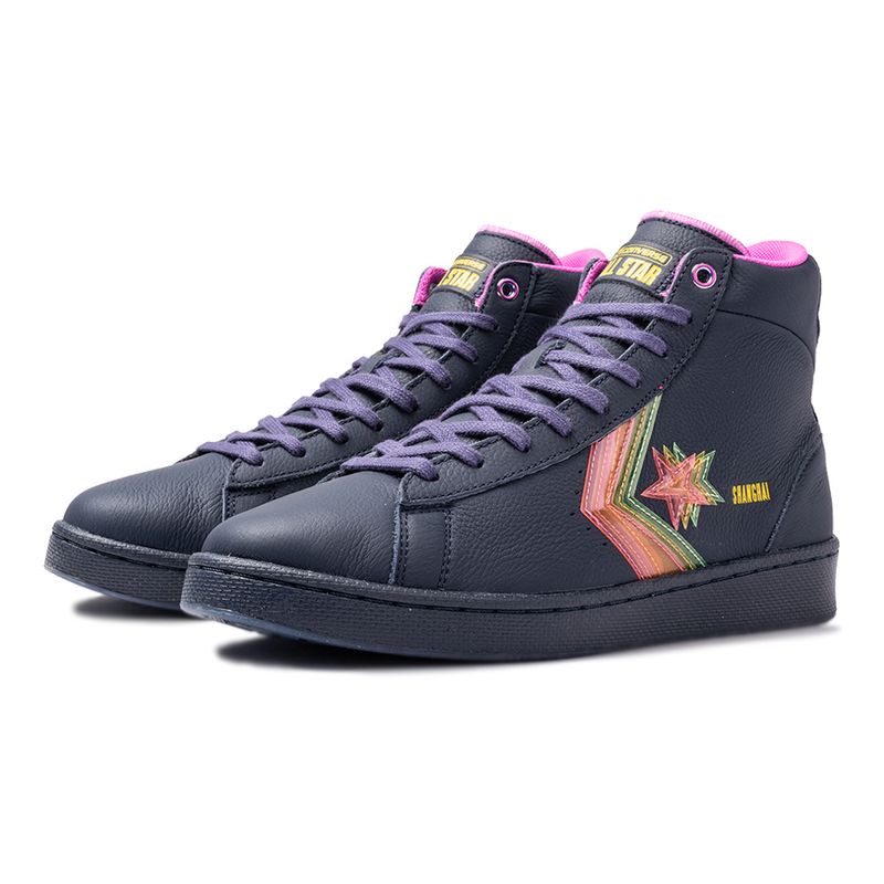 Tenis-Converse-Pro-Leather-Hi-Preto