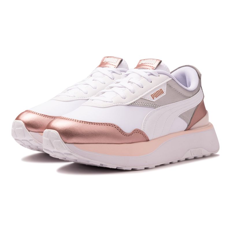 Tenis-Puma-Cruise-Rider-Chrome-Feminino-Branco