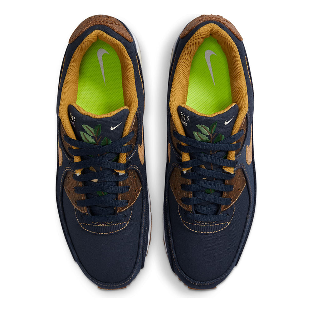Tenis-Nike-Air-Max-90-SE-Masculino-Azul-4