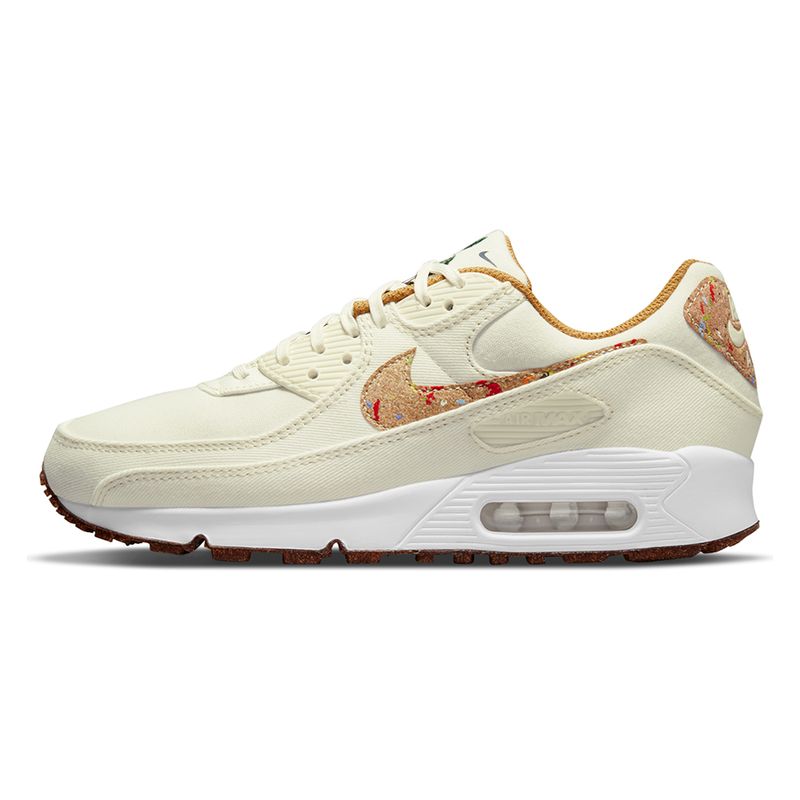 Tenis-Nike-Air-Max-90-SE-Feminino-Bege