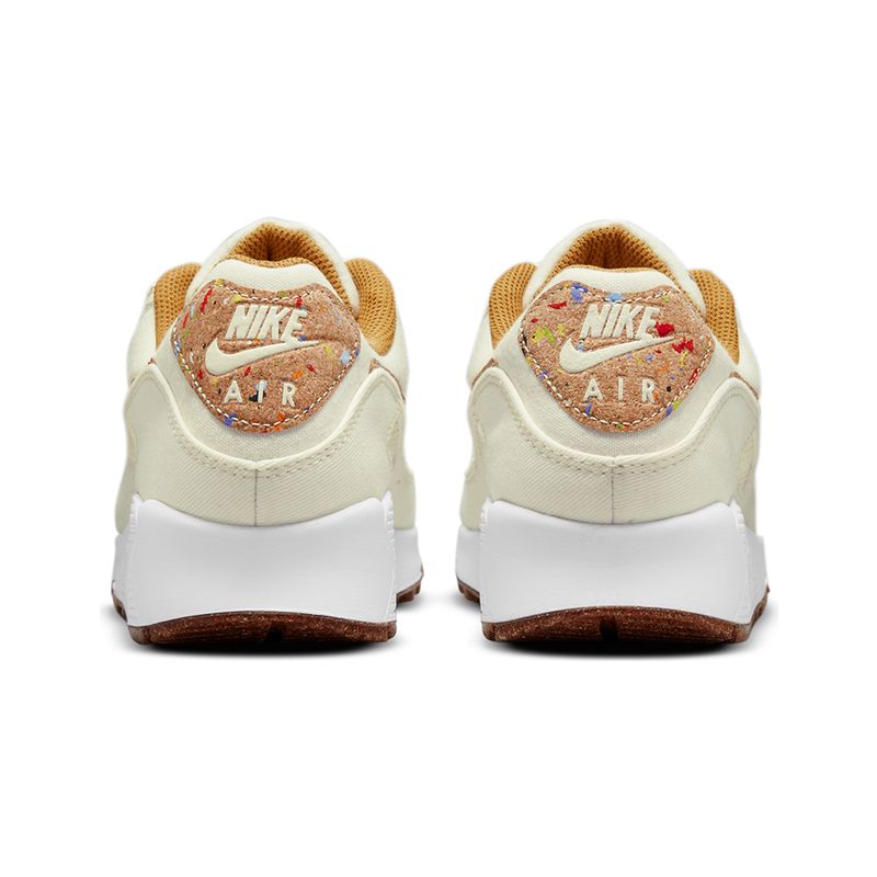 Tenis-Nike-Air-Max-90-SE-Feminino-Bege-6