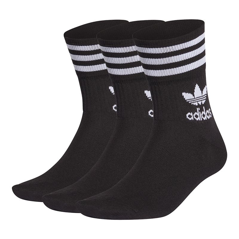 Meia-adidas-Mid-Cut-Crew-Preta