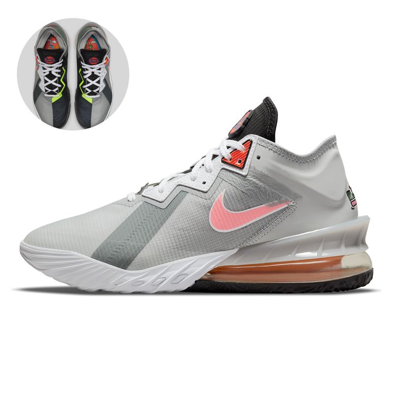 Tenis-Nike-Lebron-XVIII-Low-Multicolor