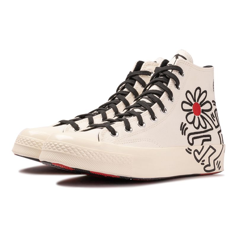 Tenis-Converse-Chuck-70-X-Keith-Haring-Bege