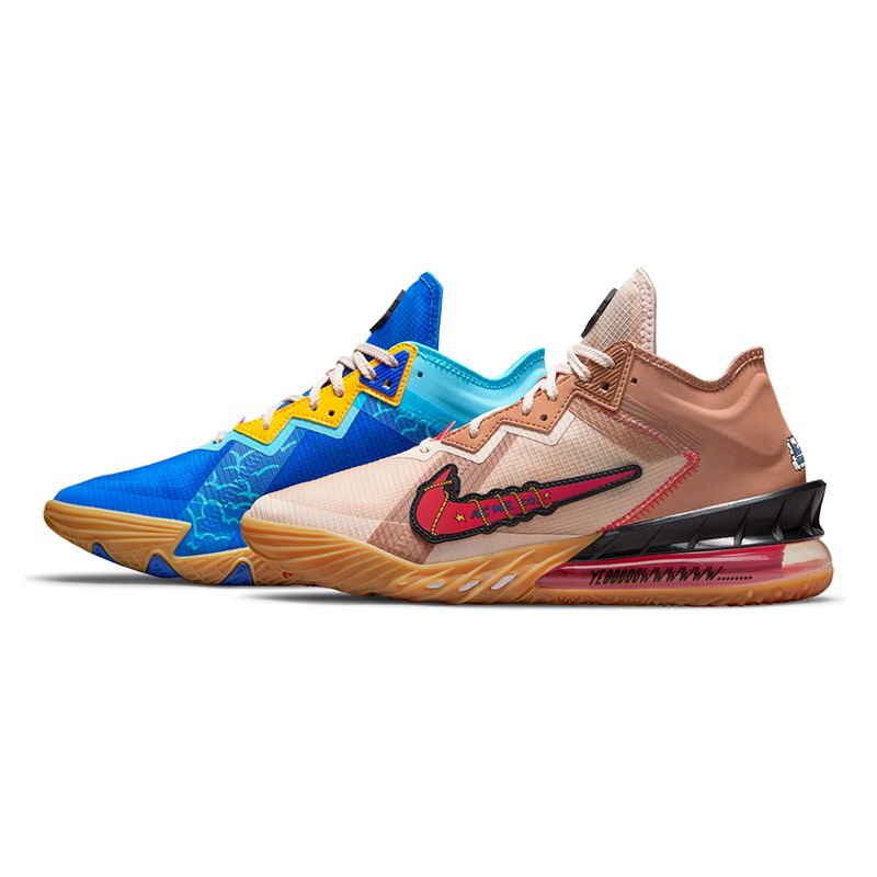 Tenis-Nike-Lebron-XVIII-Low-Multicolor