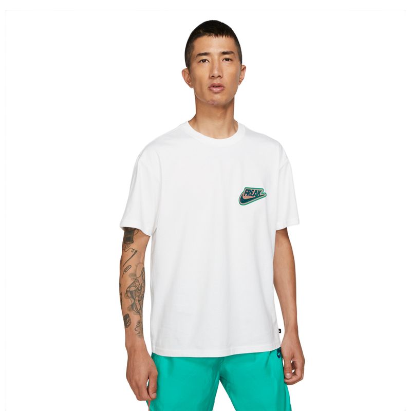 Camiseta-Nike-Giannis-Freak-Masculina-Branca