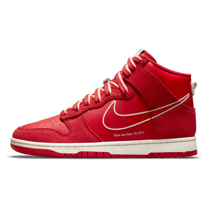 Tenis-Nike-Dunk-Hi-Se-Masculino-Vermelho