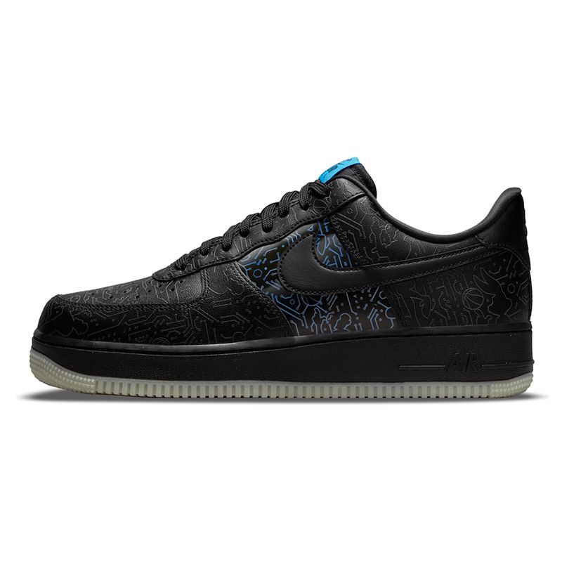 Tenis-Nike-Air-Force-1-07-x-Space-Jam-Masculino-Preto