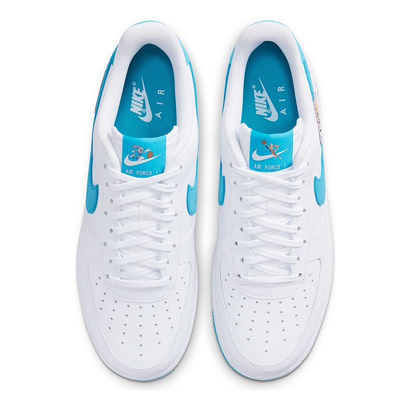 Tenis-Nike-Air-Force-1-07-x-Space-Jam-Masculino-Branco-4