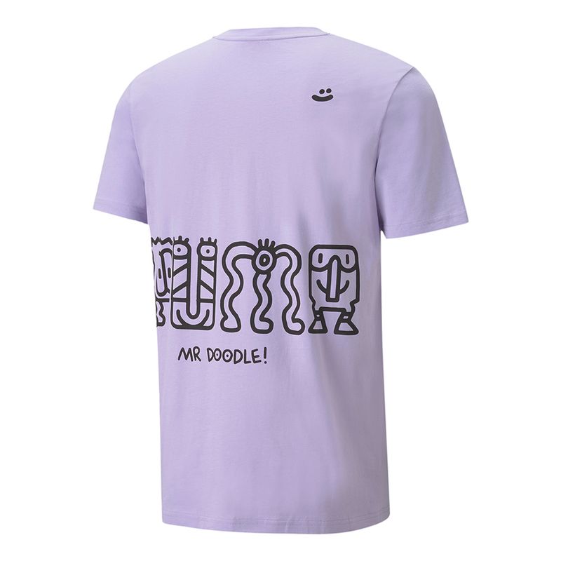 Camiseta-Puma-X-Mr-Doodle-Masculina-Lilas-2