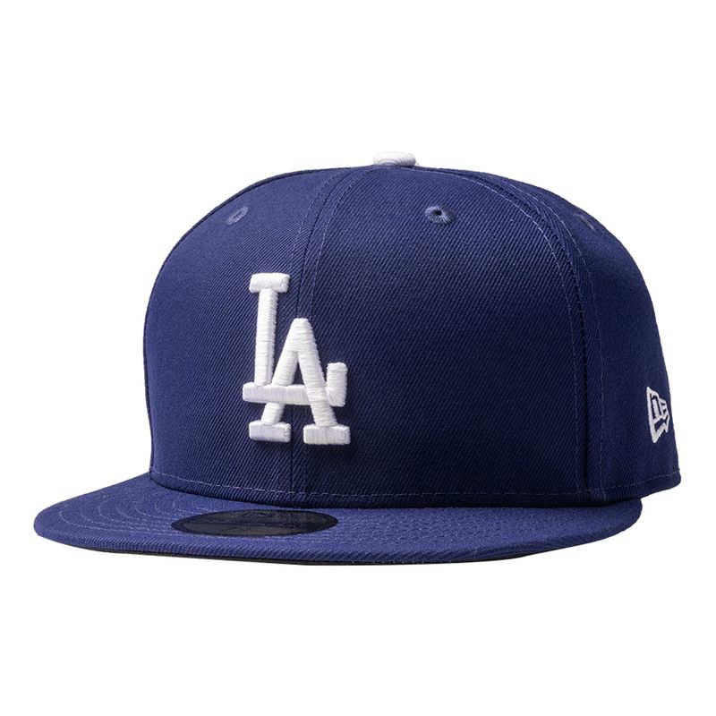 Bone-New-Era-59Fifty-MLB-Los-Angeles-Dodgers-Azul