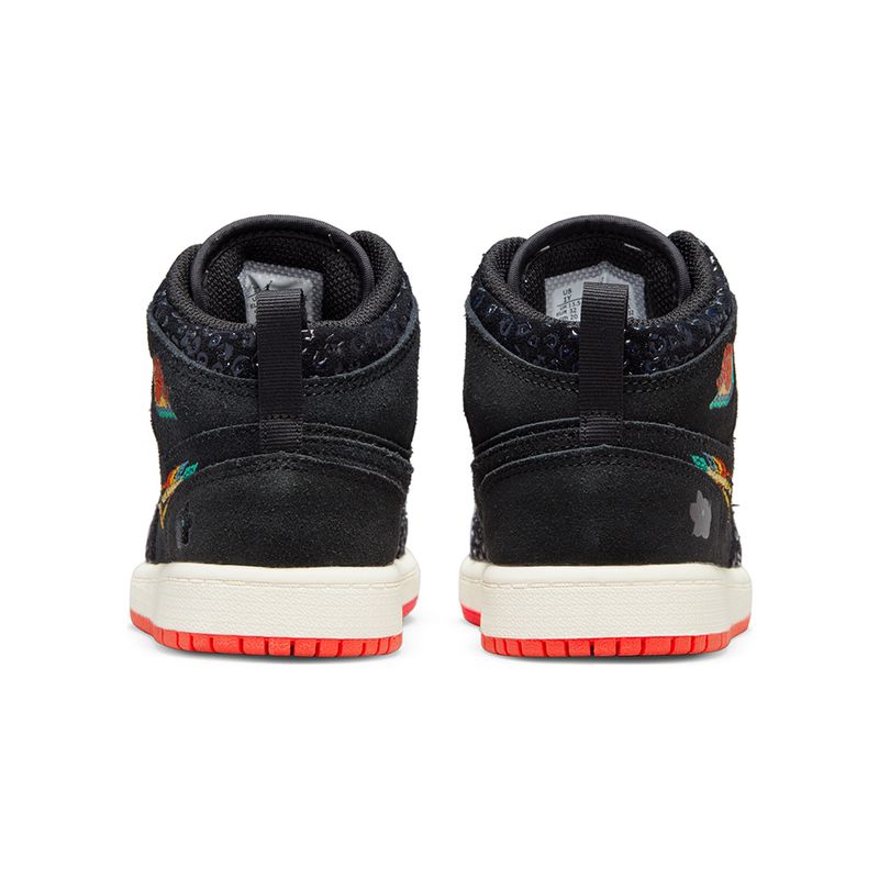 Tenis-Air-Jordan-1-Mid-SE-PS-Infantil-Preto-6