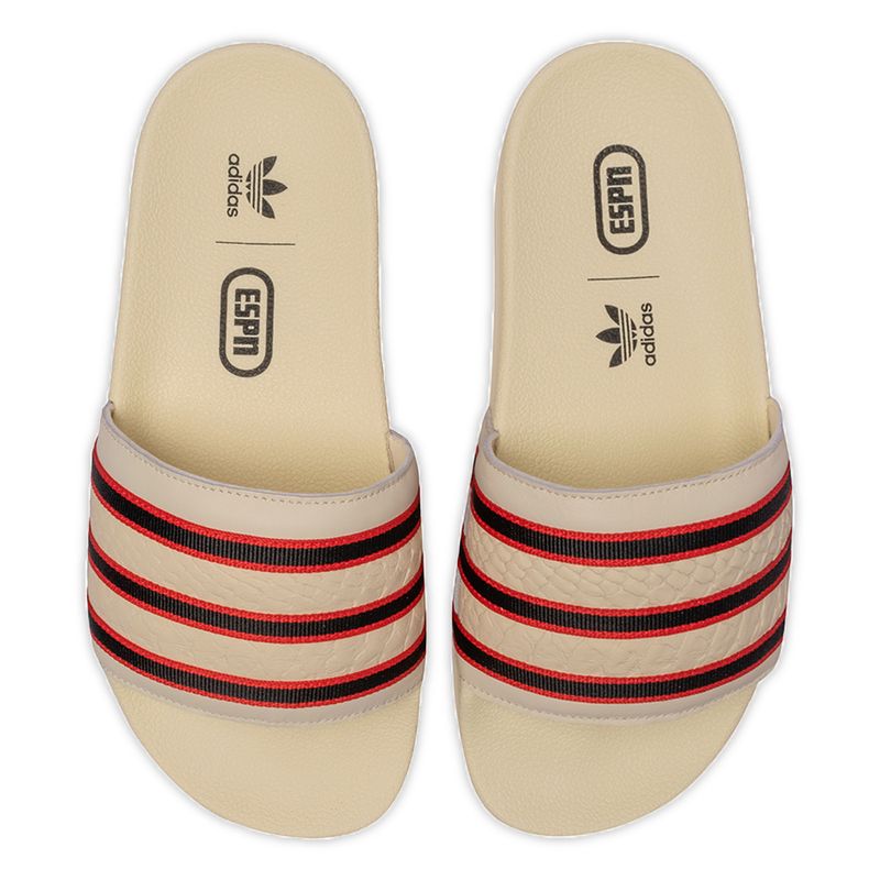 Chinelo-adidas-Adilette-x-ESPN-1979-Masculino-Creme