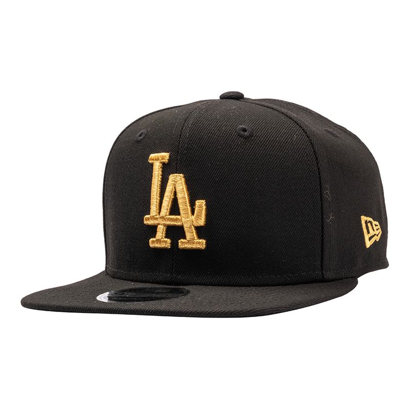 Bone-New-Era-9Fifty-MLB-Los-Angeles-Dodgers-Snapback-Preto