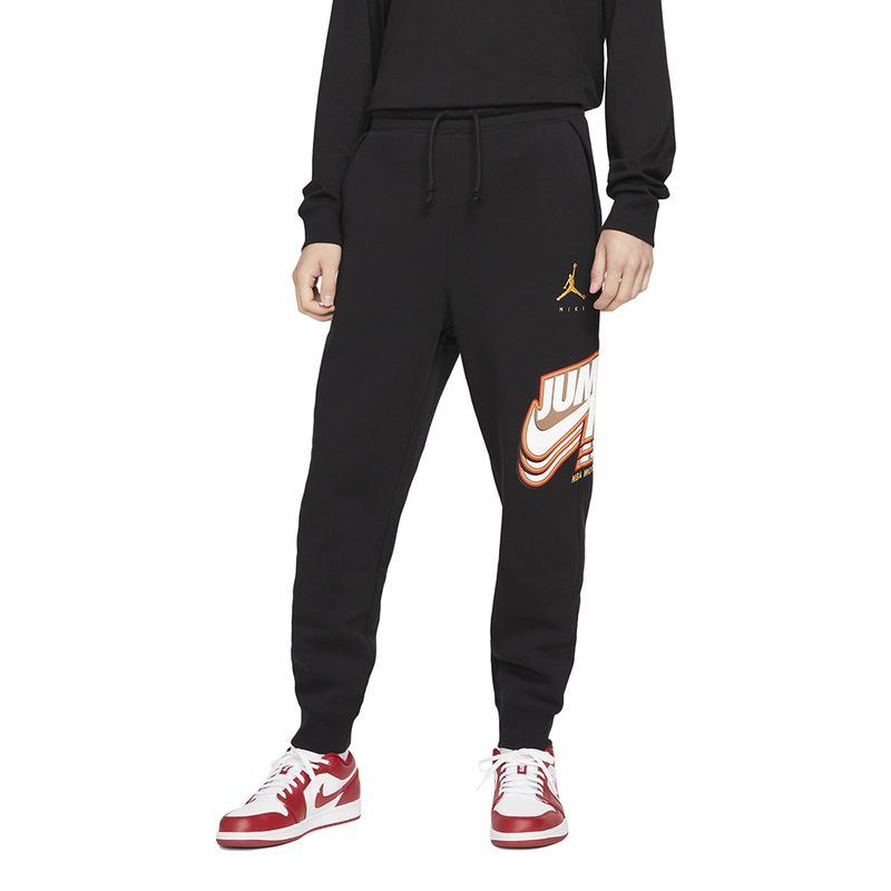 Calca-Jordan-Fleece-Masculina-Preta