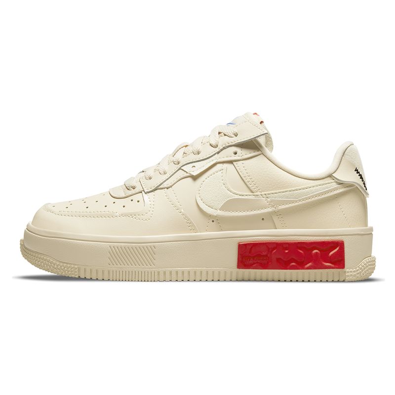 Tenis-Nike-Air-Force-1-Fontaka-Feminino-Bege