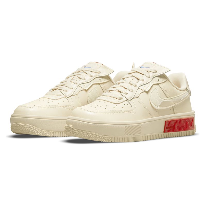Tenis-Nike-Air-Force-1-Fontaka-Feminino-Bege-5