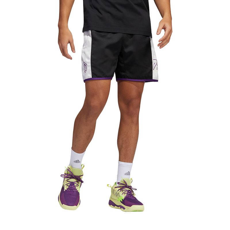 Shorts-adidas-Dame-8-Masculino-Preto