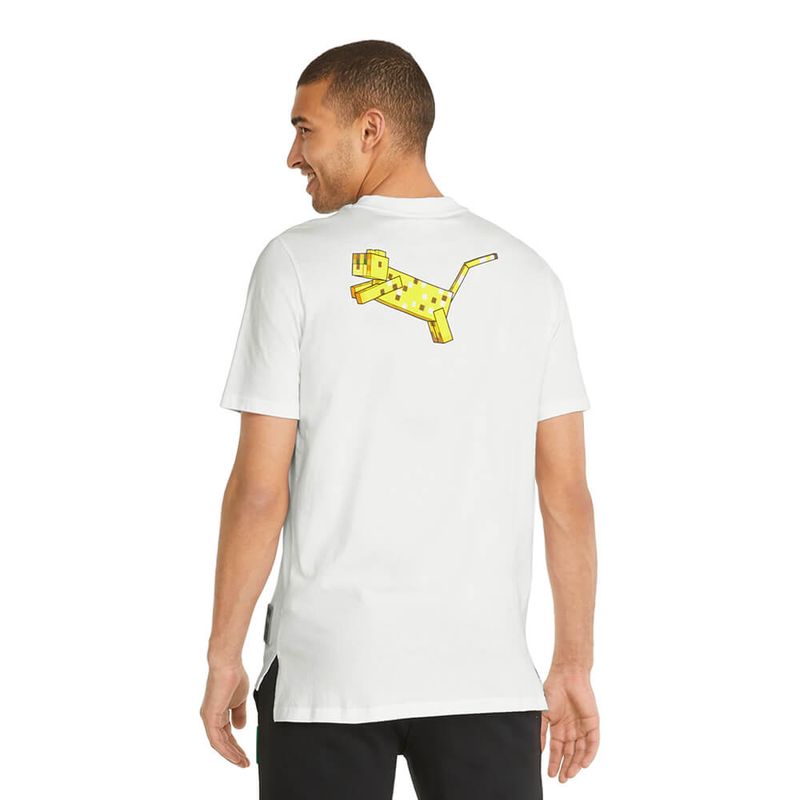 Camiseta-Puma-X-Minecraft-Masculina-Branca-2